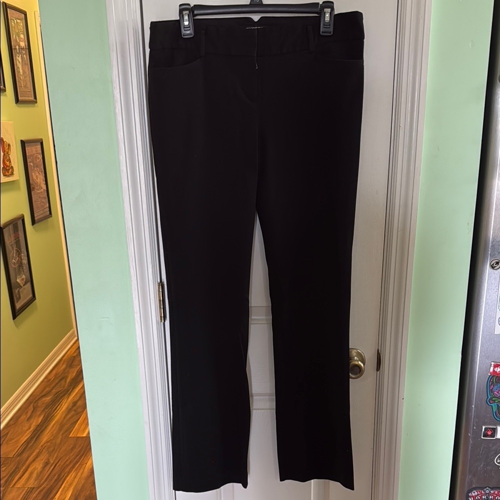 Express Black “Columnist” Dress Pants Business Workwear Sharp Long Size 8R